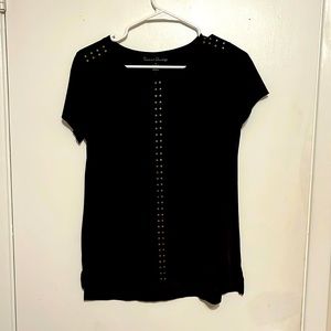 Size small women’s black super soft blouse.